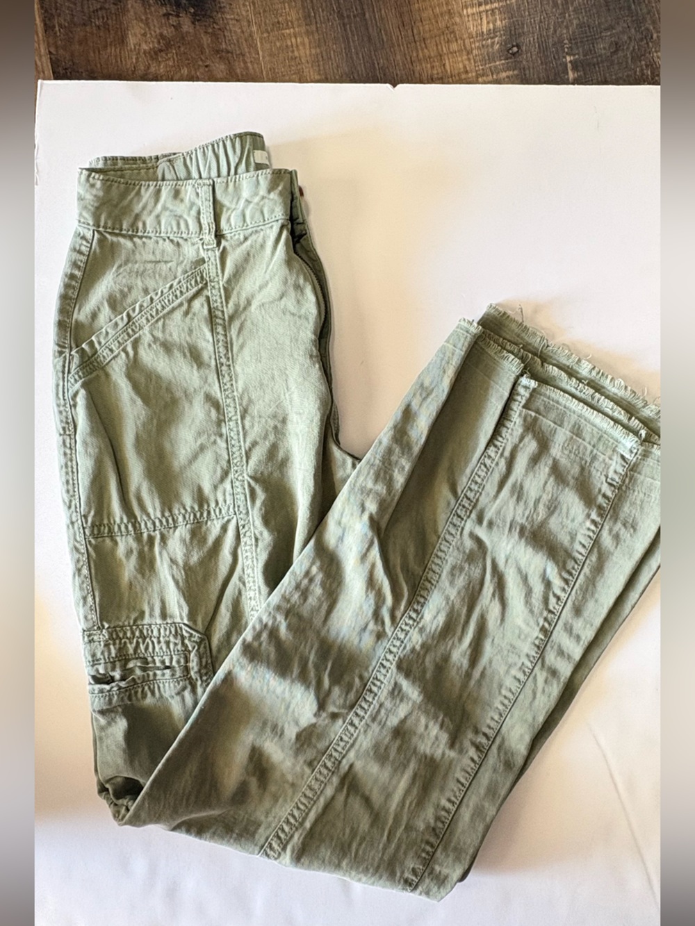 Maurices Olive Green Wide Leg Utility Jumpsuit Pants
